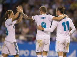 En el Municipal de Riazor, el cuadro merengue siguió con su buen paso tras ganar la Supercopa de España. AP / L. Villar
