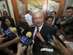 López Obrador informó que militantes y simpatizantes de Morena firmarán un acuerdo de unidad el 3 de septiembre. SUN / J. Alvarado