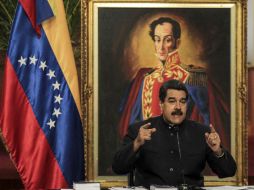 El mandatario venezolano acusó a su homólogo de haber emprendido una 'persecución financiera' contra Venezuela. EFE / C. Hernández