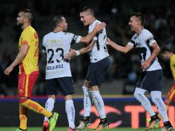 En hostilidades de la fecha seis, los 'felinos' lucieron intermitentes, con un buen primer tiempo y una pobre segunda mitad. NTX / I. Hernández
