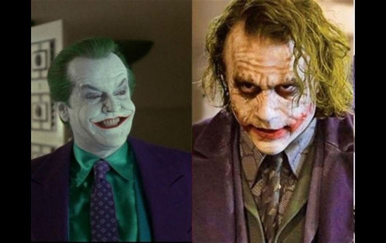 Jack Nicholson en 'Batman' (1989) y Heath Ledger en 'The Dark Night' (2008) ofrecieron dos interpretaciones memorables del Joker. ESPECIAL /