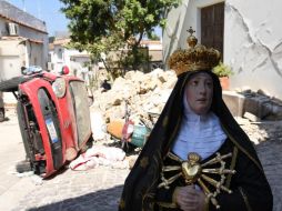 El Pontífice se refiere al sismo de 4.0 grados de magnitud en la escala de Richter que sacudió la isla italiana de Ischia. EFE / C. Amitrano