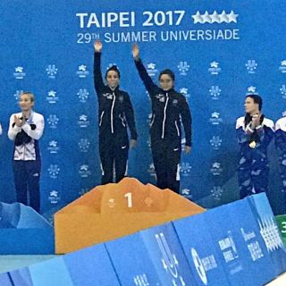 Mexicanas ganan oro en clavados en Universiada Mundial