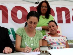 Claudia Sheinbaum es delegada en Tlalpan. NTX / ARCHIVO