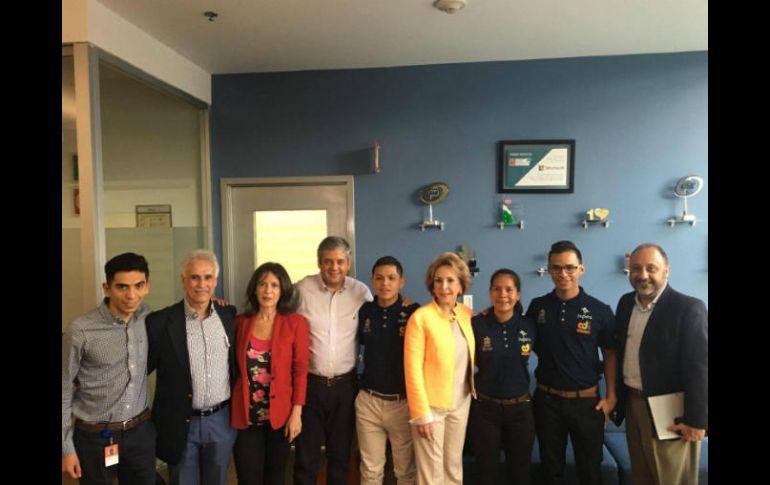 Los tres estudiantes fueron los únicos representantes de América Latina. TWITTER / @MSFTMexico