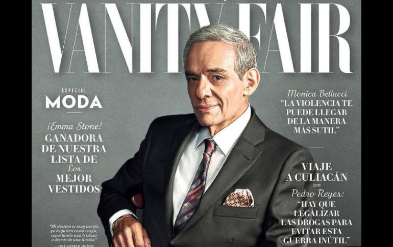 José José es la portada de la revista estadunidense en su edición de septiembre. INSTAGRAM / @VanityFairMX