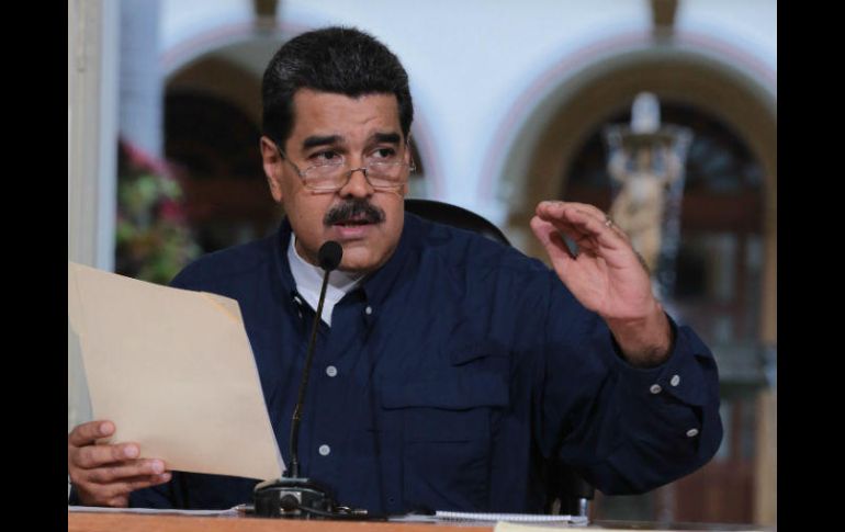 Maduro promueve ‘una política sistemática de acorralamiento y asfixia de espacios para el ejercicio de la expresión libre’, acusan. EFE / Prensa Miraflores