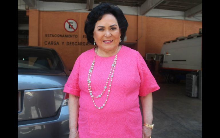 Carmen Salinas recibió un homenaje por parte de la comunidad latina en Los Ángeles. NTX / ARCHIVO