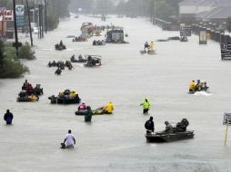 Houston, la cuarta ciudad más grande de Estados Unidos, enfrenta inundaciones sin precedentes tras 'Harvey'. AP / ARCHIVO