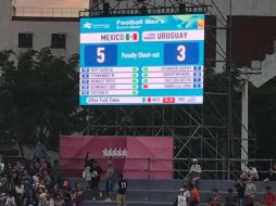 El juego por el tercer lugar entre México y Uruguay terminó con empate en tiempo reglamentario; la tanda de penales definió al ganador. TWITTER / @CONADE