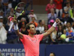 Quedarse con el primer set dio toda la confianza a Nadal. AFP / A. Parr