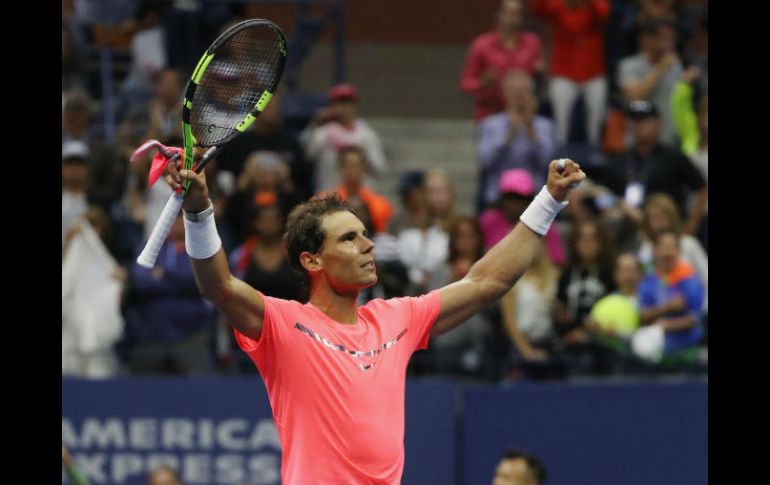 Quedarse con el primer set dio toda la confianza a Nadal. AFP / A. Parr