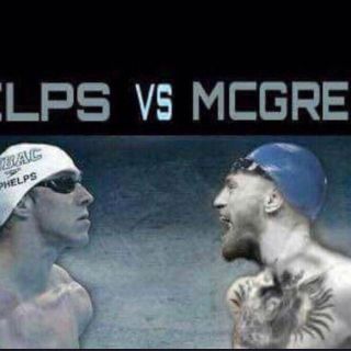 Michael Phelps se burla y reta a McGregor