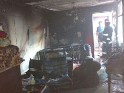 Sólo se registraron daños en el inmobiliario del área siniestrada. ESPECIAL / Bomberos Guadalajara