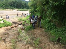 Personal de Protección Civil de Jalisco se traslado al municipio para montar un operativo de búsqueda. ESPECIAL / UEPCBJ