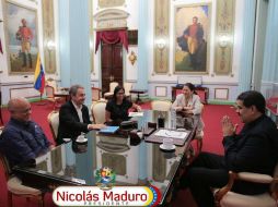 El político español es uno de los mediadores de la Unasur para Venezuela y comenzó a visitar el país desde 2016. TWITTER / @NicolasMaduro