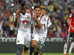 Darwin Quintero selló el triunfo para las Águilas. MEXSPORT / E. Quintana