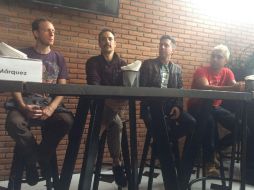 La primera agrupación del cartel será God Save The Queen, quienes estuvieron con ellos en la rueda de prensa. EL INFORMADOR / E. Esparza