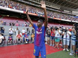 Dembélé fue traspasado por el Borussia Dortmund al Barcelona por un fijo de 105 MDE que podría aumentar hasta 147 millones. TWITTER / @FCBarcelona