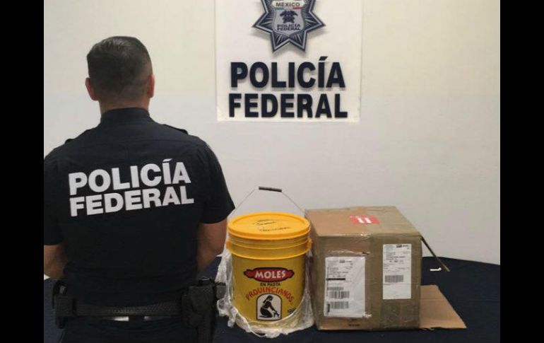 Los uniformados encontraron el motín en una paquetería. ESPECIAL /