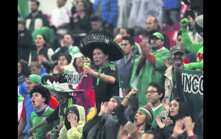 Arraigado. Los aficionados mexicanos gritaron 17 veces el ¡Eeehhh... Pu...! durante el partido entre México y Panamá. SUN /