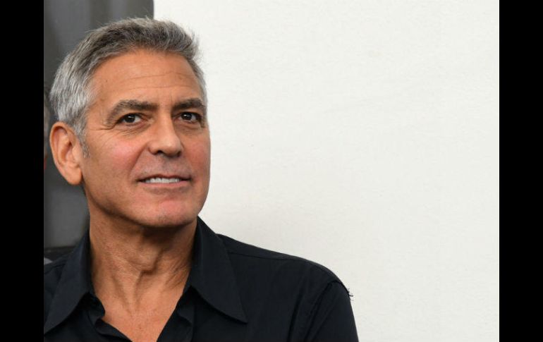 El artista presenta la película ‘Suburbicon’ que expresa los enfrentamientos raciales en su país. AFP / T. Fabi