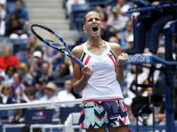 Pliskova estuvo a punto de perder el partido en el segundo set, pero logró recuperarse. AP / J. Decrow