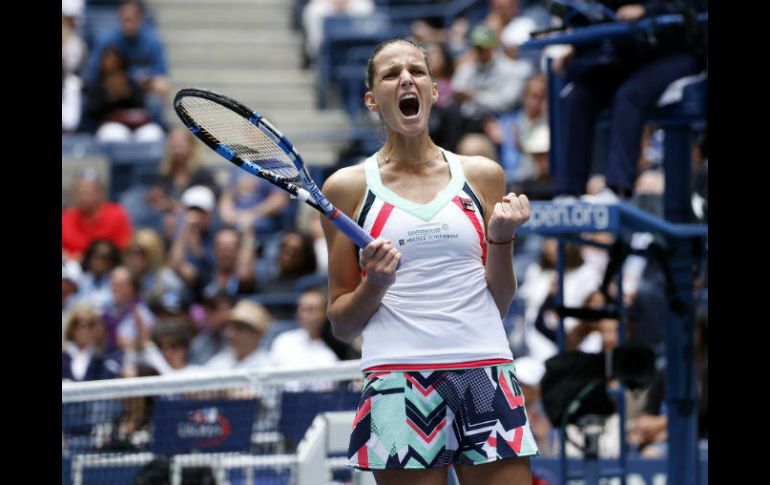 Pliskova estuvo a punto de perder el partido en el segundo set, pero logró recuperarse. AP / J. Decrow