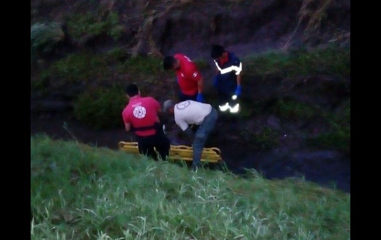 El cuerpo del sujeto fue hallado en la mañana del sábado. ESPECIAL / Protección Civil Jalisco