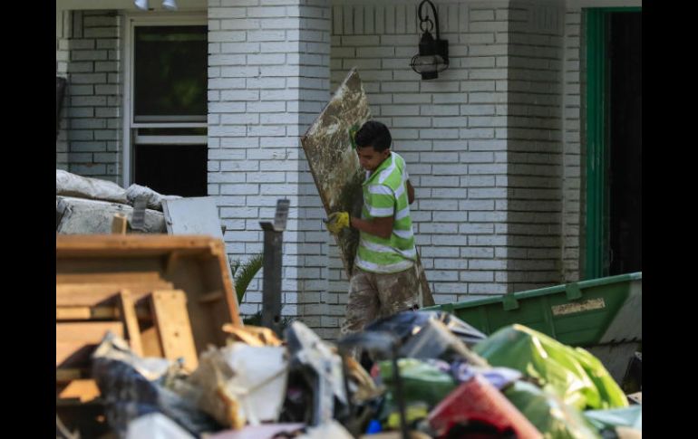 'Harvey' tocó tierra en Texas cuando era un huracán categoría 4 el 25 de agosto. EFE / T. Maury