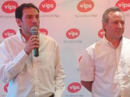 Gerardo Rojas, director de Vips México, y Alfonso Tinoco, director de Marketing de Vips. EL INFORMADOR / R. Romero