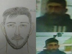 El retrato se filtró junto con la imagen de una persona tomada de una cámara de video de seguridad de un inmueble aledaño. ESPECIAL /