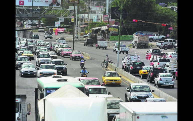 Vialidad. Buscan que en Periférico, en el Norte de Zapopan, el tránsito sea más ágil y que no haya semáforos. EL INFORMADOR / E. Barrera