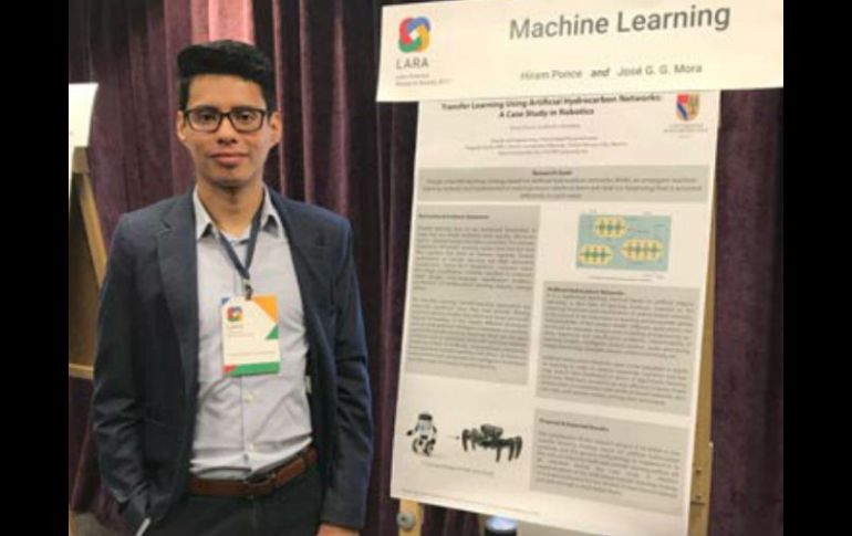 El Dr. Hiram Eredín Ponce explica que transferirán el aprendizaje al robot ‘con un método que se llama redes de hidrocarburos' ESPECIAL / Conacyt