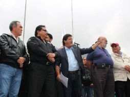 Jerry Dias, líder del sindicato más grande de Canadá, habla en un mitin por los derechos laborales en la Ciudad de México. FACEBOOK / JerryPDias