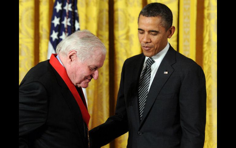 En 2012, le fue concedida la Medalla Nacional de las Humanidades, por el presidente Barack Obama. AFP / ARCHIVO