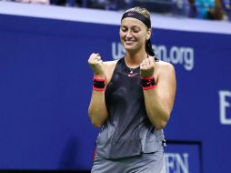 Hace menos de nueve meses, un cirujano no le podía garantizar a la checa de 25 años que podría volver a jugar tras operarle la mano. AFP / C. Brunskill