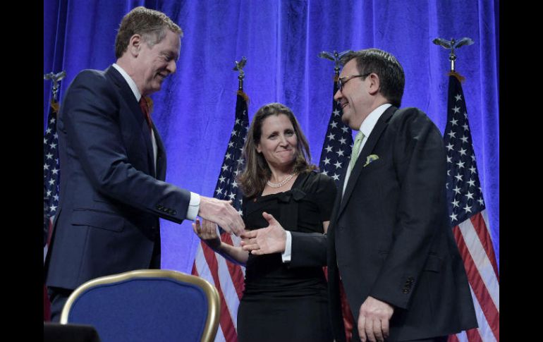 Se espera que Chrystia Freeland tenga reuniones a partir del martes con Robert Lighthizer e Ildefonso Guajardo. EFE / ARCHIVO
