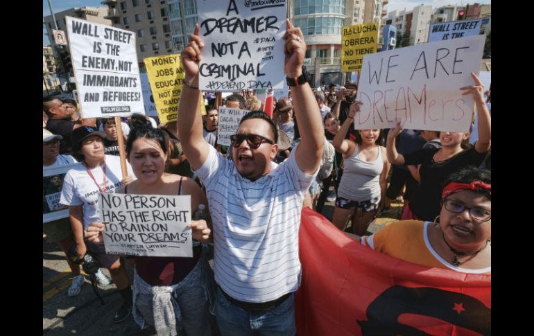 Explican que los migrantes que fueron traídos a EU desde su niñez por sus padres, son estadounidenses en todos los sentidos. AP / R. Vogel