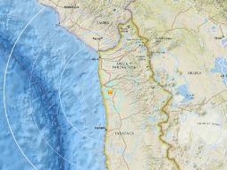 El sismo tuvo intensidades de entre V y III grados en la escala internacional de Mercalli. ESPECIAL / USGS