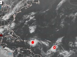 Se espera que el fenómeno ''José'' tome fuerza en las próximas 48 horas y se convierta en un huracán el viernes. ESPECIAL / nhc.noaa.gov