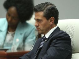 El Mandatario indicó que el Gobierno promoverá ante los Poderes de los EU una pronta solución permanente que les brinde certidumbre. AP / M. Schiefelbein