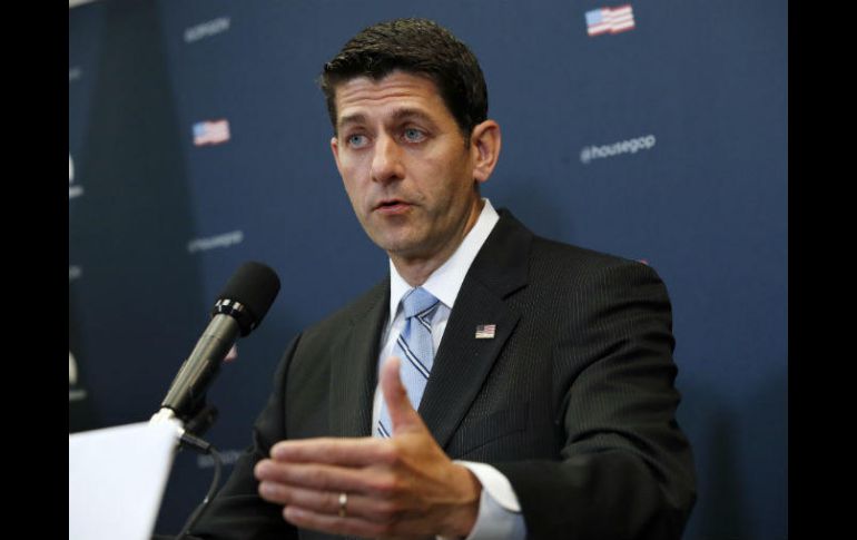 Ryan también deja clara su intención de impulsar una legislación que tenga el componente fronterizo, favorecido por Trump. AP / J. Martin
