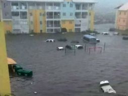 Imagen de los daños en la isla de San Martín, en las Antillas. AFP / RCI Guadeloupe / Rinsy XIENG