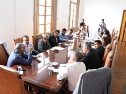 Este miércoles se llevó a cabo la segunda reunión de trabajo entre autoridades del Ayuntamiento y la UdeG. ESPECIAL / Policía de Guadalajara