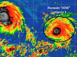 La tempestad, que en pocas horas pasó de categoría 1 a categoría 3, avanza a 30 kmh en dirección oeste-noroeste. TWITTER / @conagua_clima