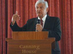 Entre sus diversas actividades, López Obrador ofrecerá charlas políticas y coloquios ante la comunidad universitaria. NTX / M. Gutiérrez