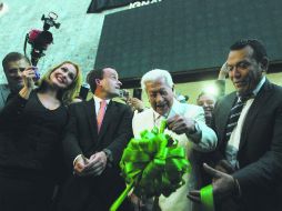 El histrión agradeció la propuesta del IMSS de homenajearlo en Guadalajara. EL INFORMADOR / E. Barrera