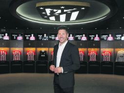 Diego Simeone. En vestidores del Wanda Metropolitano. EFE /