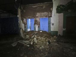 El sismo ocasionó varios heridos y la caídas de techos y paredes en varios municipios de San Marcos. AP /  L. Cruz